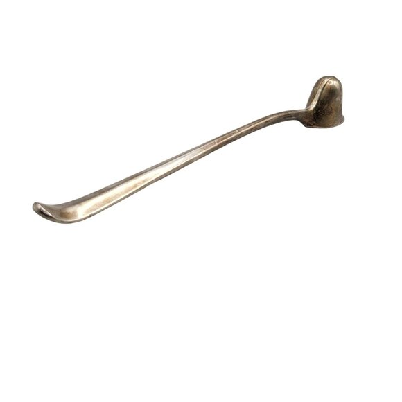 Silver Plate Candle Snuffer Minimalist Traditional Silver Color - Picture 5 of 8